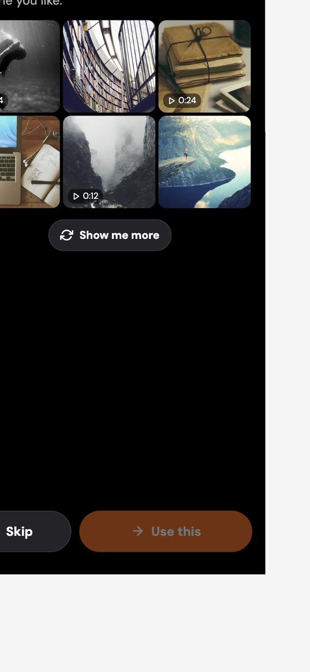 Pick the best shot from your favorites, including videos